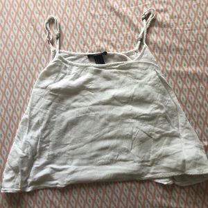 Forever 21 White Small Tank